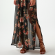 Women's Floral Print Maxi Skirt