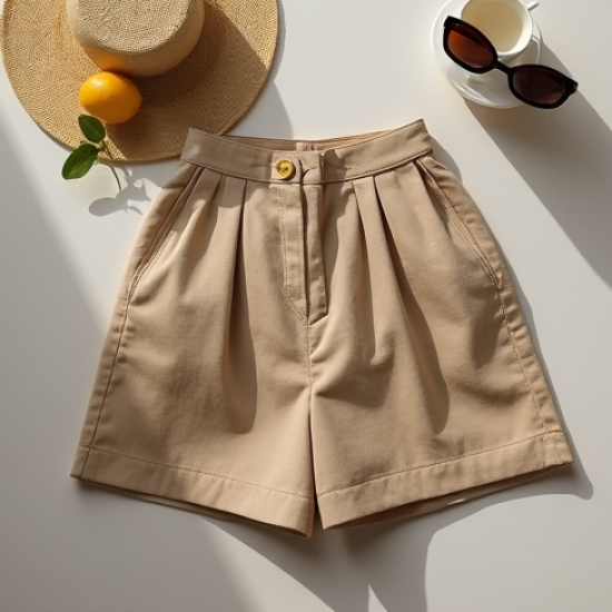 Women's Linen Blend Shorts