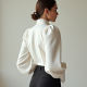 Women's Dramatic Ruffle Collar Shirt
