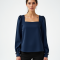 Women's Elegant Square Neck Top