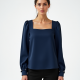 Women's Elegant Square Neck Top