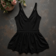 Polka Dot Mesh Overlay Peplum