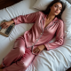 Women's Satin Pajama Set