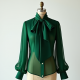 Women's Maximalist Bow Blouse