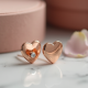 Heart-Shaped Stud Earrings