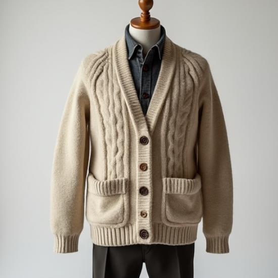 Women's Cable Knit Cardigan