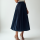 Women's Pleated Midi Skirt