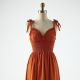 Crinkle Fabric Resort Wear Dress
