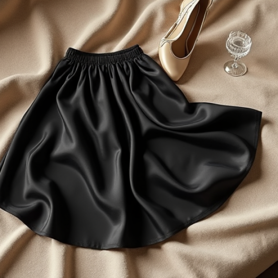 Women's Satin Slip Skirt