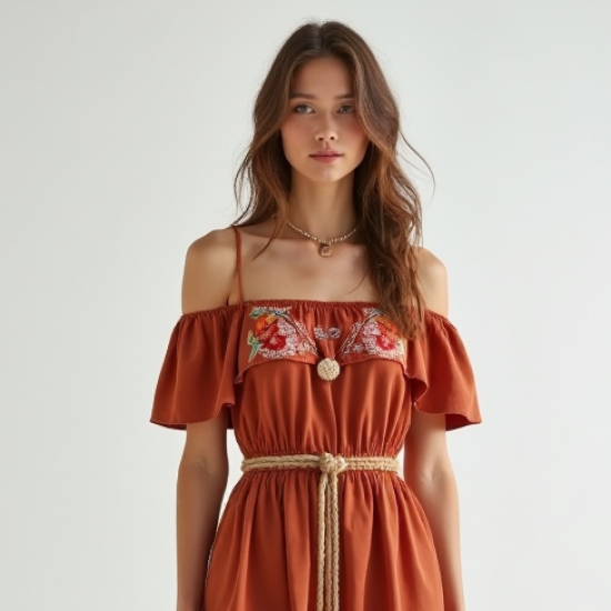 Women's Off-Shoulder Summer Dress