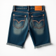 Distressed Hem Raw Denim Shorts