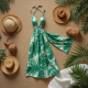 Tropical Palm Leaf Beach Sarong