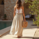 Elastic Waist Wide-Leg Palazzo Pants