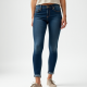 Casual Denim-Wash Knit Jeggings