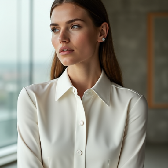 Women's Intellectual Collar Shirt