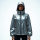 Women's High-Shine Windbreaker