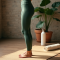 High-Cut Seamless Yoga Leggings
