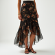 Women's Asymmetric Ruffle Skirt