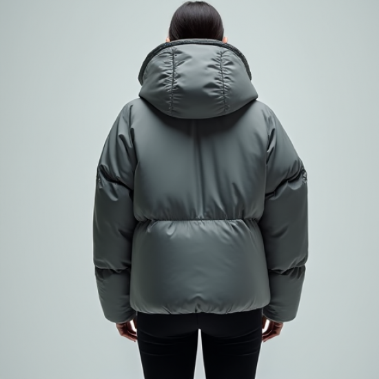 Women's Bold Shoulder Puffer Jacket