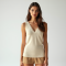 Metallic Thread Sparkle Knit Vest