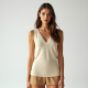 Metallic Thread Sparkle Knit Vest
