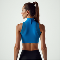Women's High Neck Sports Top