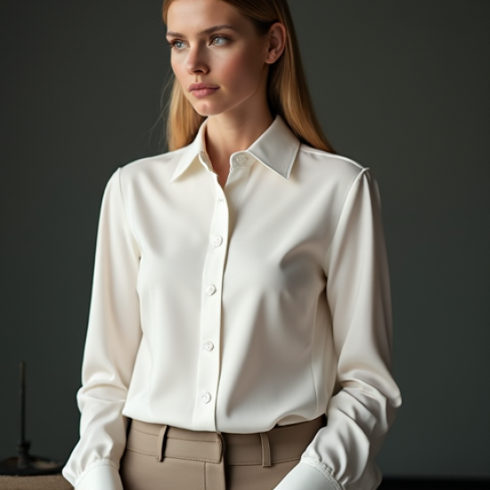 Women's Intellectual Collar Shirt