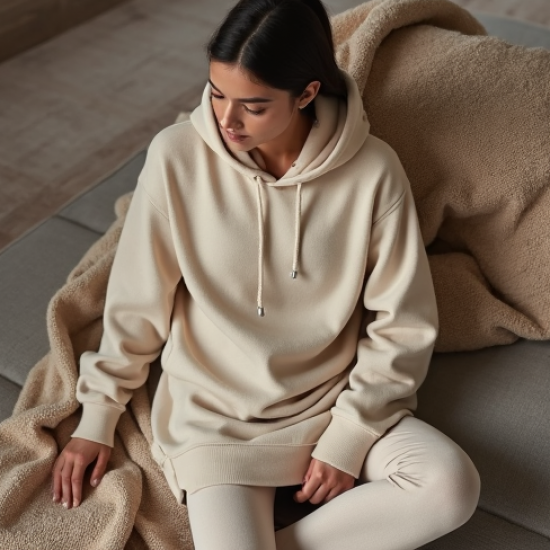 Women's Sporty Luxe Hoodie Dress