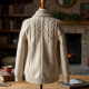 Women's Cable Knit Cardigan
