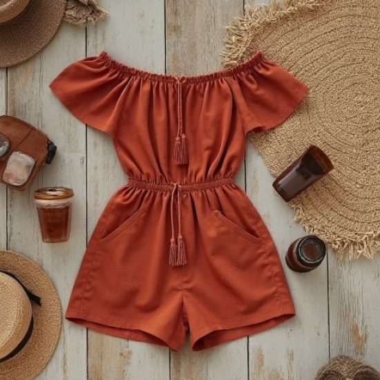 Women's Off-Shoulder Romper