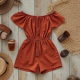 Women's Off-Shoulder Romper