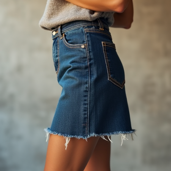 Denim Mini Skirt