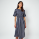 Women's Mixed Polka & Stripe Dress
