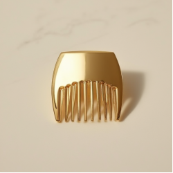 Chic Gold-Plated Minimalist Hair Comb