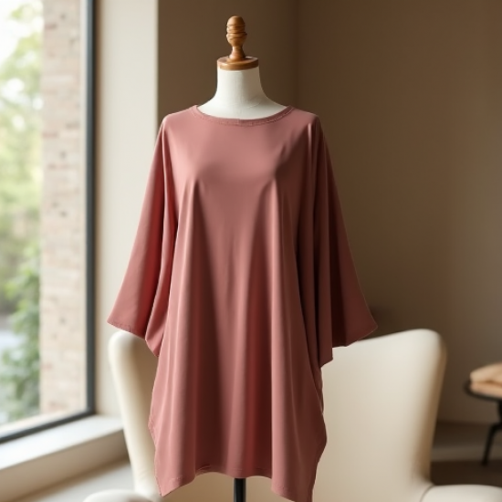 Batwing Sleeve Loose Fit Tunic