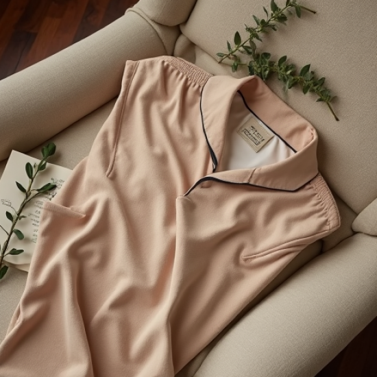 Relaxed Fit Drawstring Pajama Pants