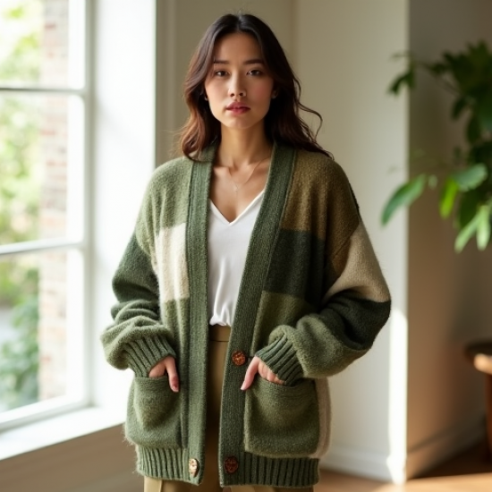 Women's Multi-Texture Cardigan