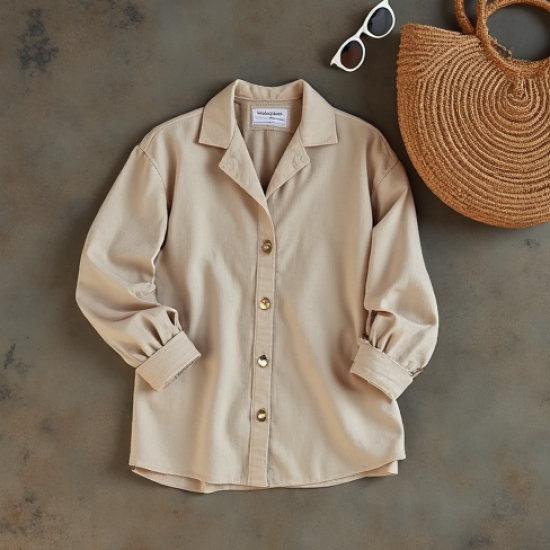 Women's Button-Down Linen Shirt