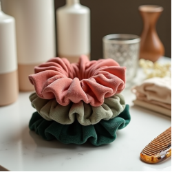 Soft Velvet Hair Scrunchie Set