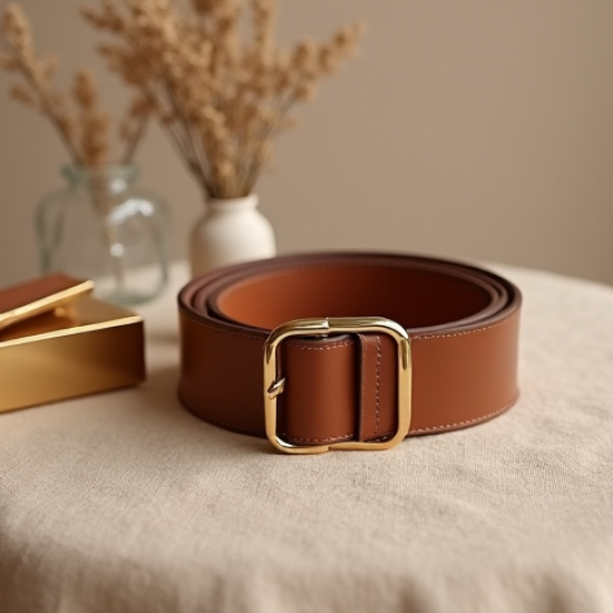 Faux Leather Slim Waist Belt
