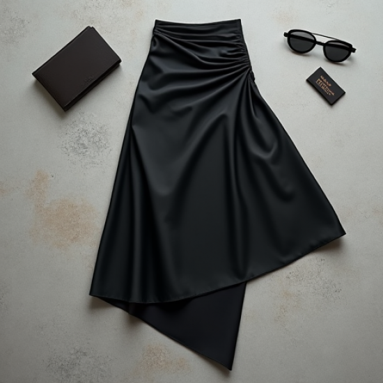 Women's Sculptural Wrap Skirt