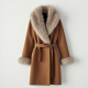Women's Faux Fur Trim Coat
