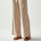 Striped Linen Relaxed Summer Slacks