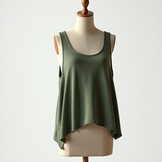 Asymmetric Hemline Modal Tank Top