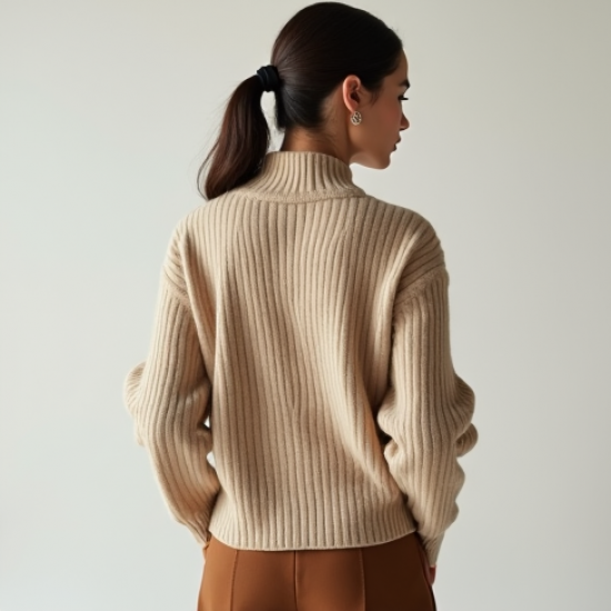 Ribbed Knit Sweater
