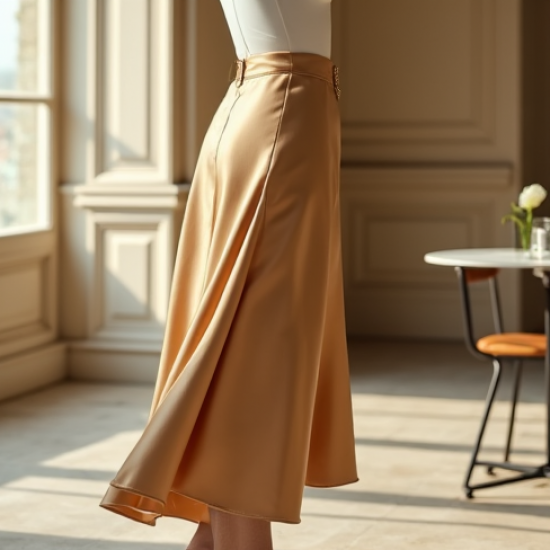 Satin Slip Skirt