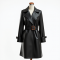 Leather Look Trench