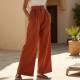 Women's Terracotta Palazzo Pants
