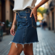 Denim Mini Skirt