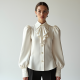 Women's Dramatic Ruffle Collar Shirt